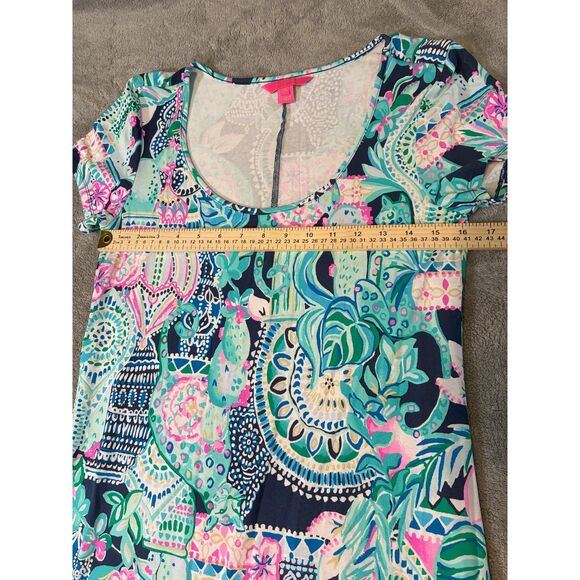 Lilly Pulitzer Wynne Maxi Dress Medium Lookin Sharp - Picture 7 of 8